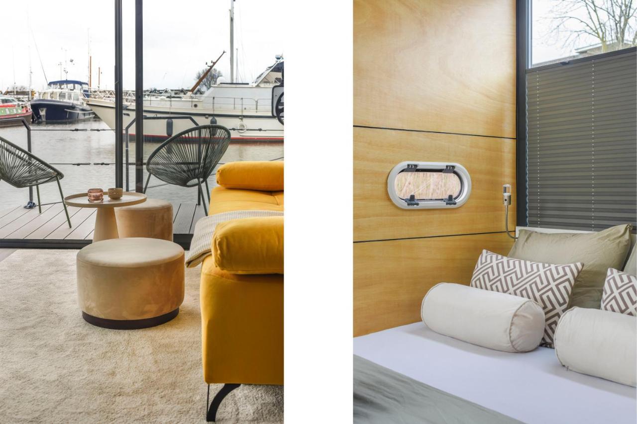 Cosy Tiny Houseboats Near Beach And Restaurants By Weltevreden Experience ゼーウォルデ エクステリア 写真