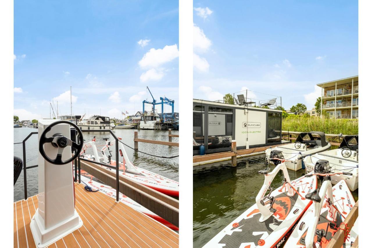 Cosy Tiny Houseboats Near Beach And Restaurants By Weltevreden Experience ゼーウォルデ エクステリア 写真
