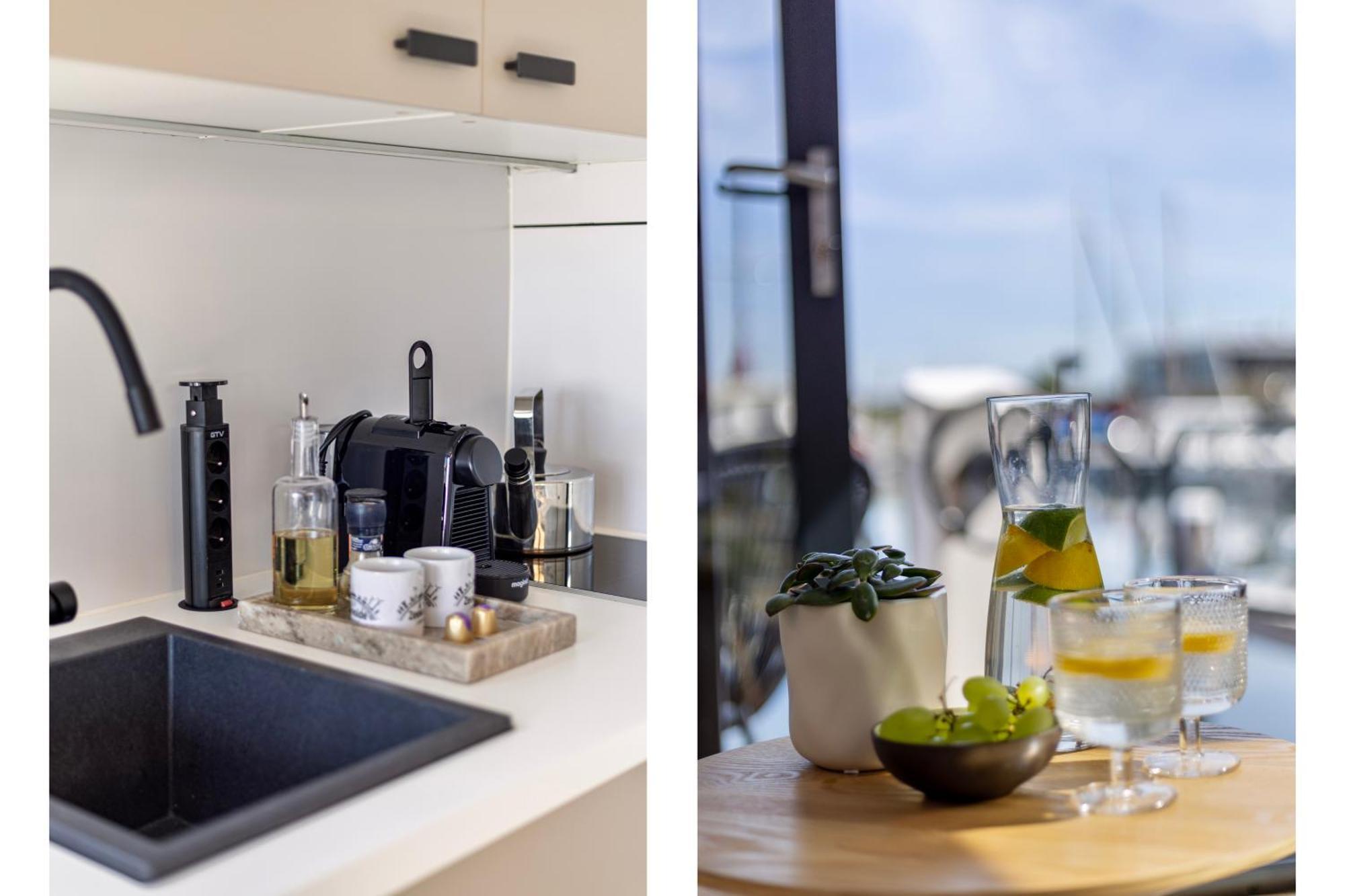 Cosy Tiny Houseboats Near Beach And Restaurants By Weltevreden Experience ゼーウォルデ エクステリア 写真