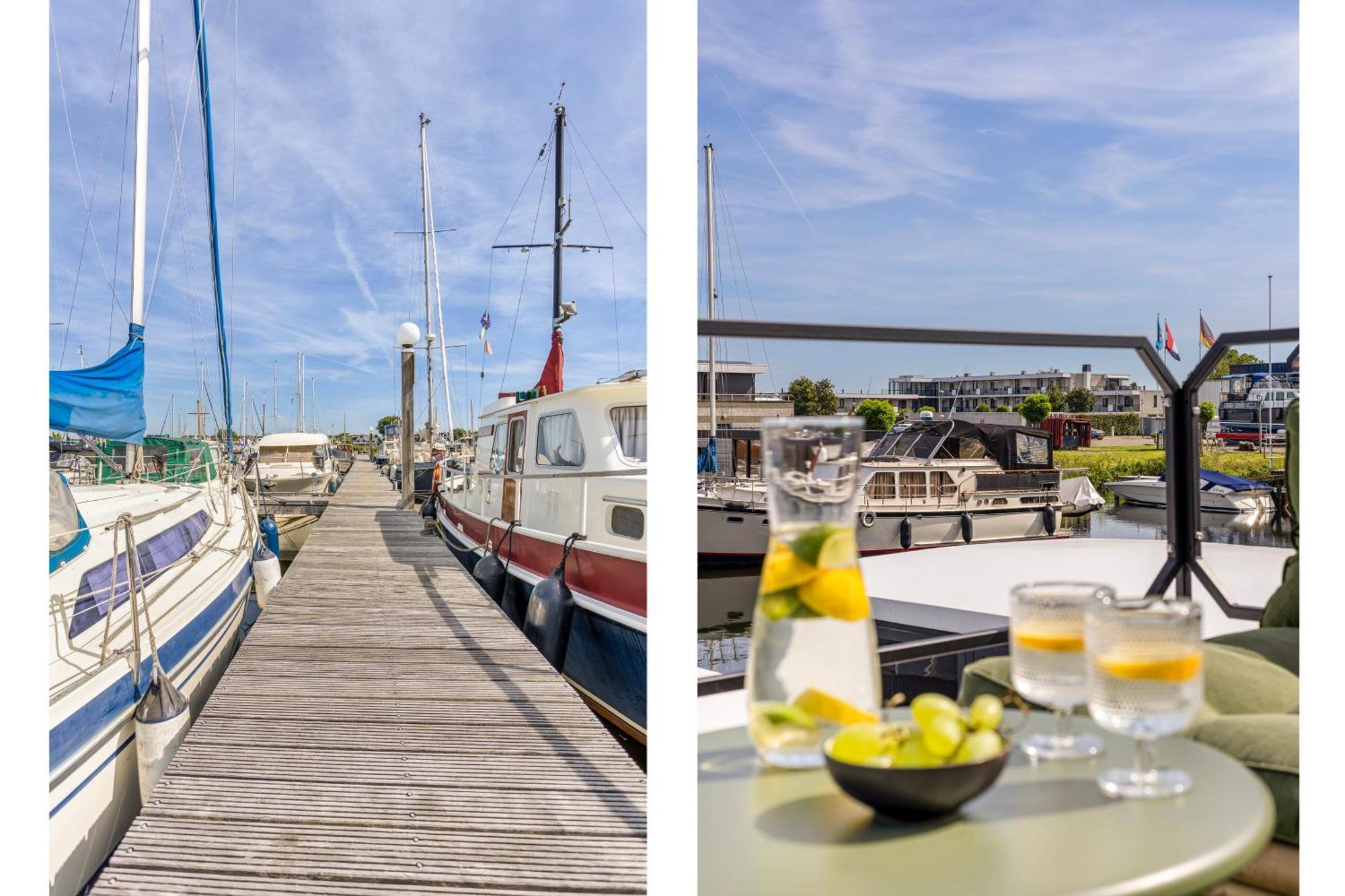 Cosy Tiny Houseboats Near Beach And Restaurants By Weltevreden Experience ゼーウォルデ エクステリア 写真